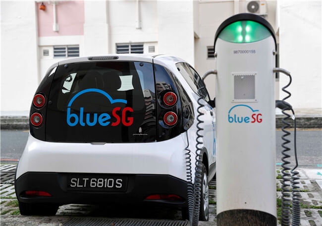 新加坡首个大规模电动汽车共享服务正式上线 !-热点新加坡