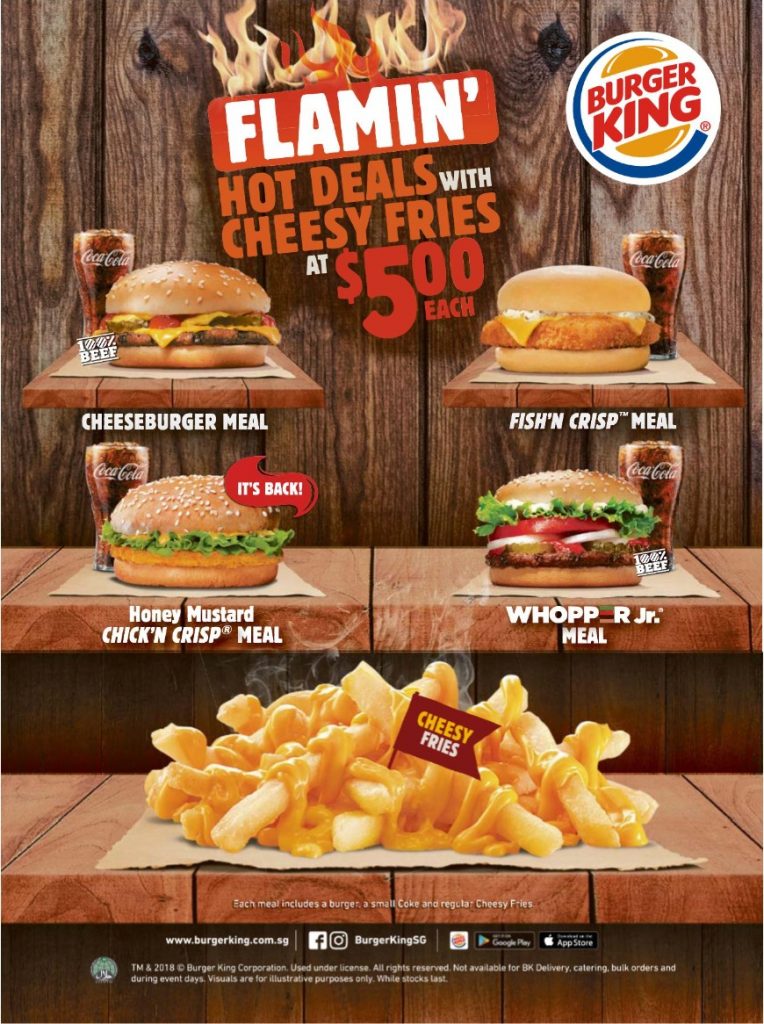 Burger King 迎春折扣大放送-热点新加坡