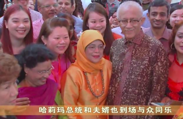 总统府举行新春游园会 基层领袖同庆新年-热点新加坡