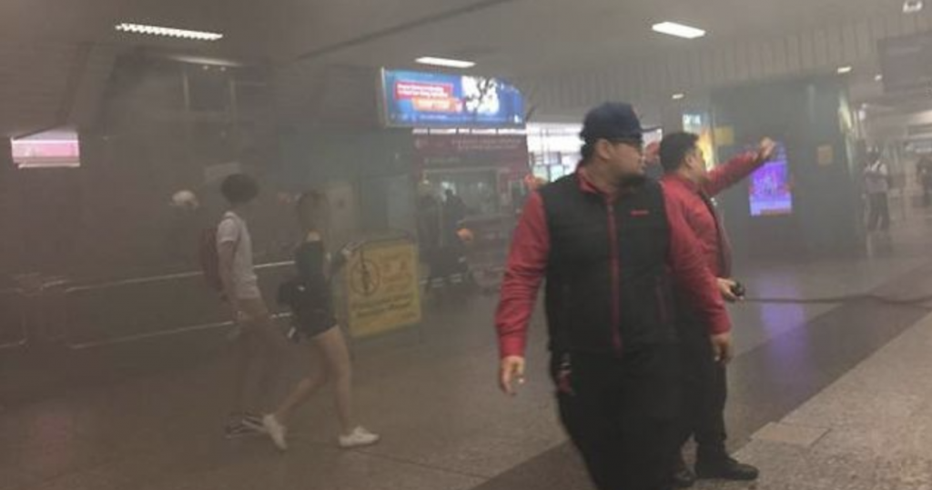 宏茂桥地铁站冒浓烟，事故原因正在调查-热点新加坡