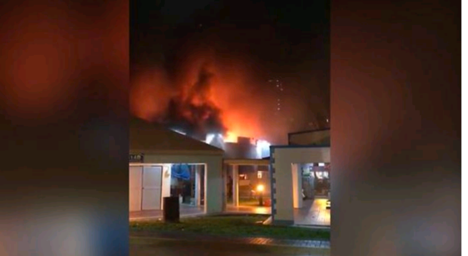 碧山咖啡店发生火灾，两男子受伤  清明期间注重防火-热点新加坡