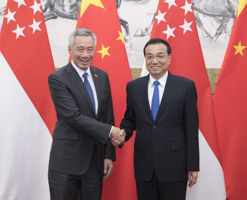 李克强同新加坡总理李显龙举行会谈：中国将继续扩大开放-热点新加坡
