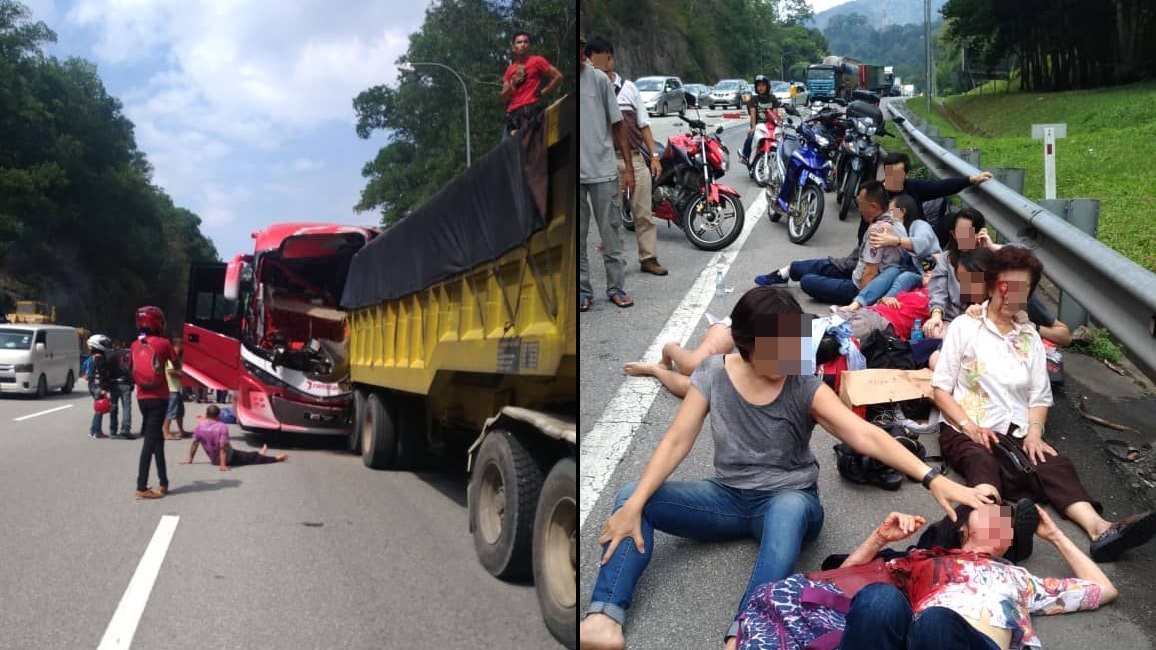 加叻大道车祸   一男子丧命 十二人受伤-热点新加坡