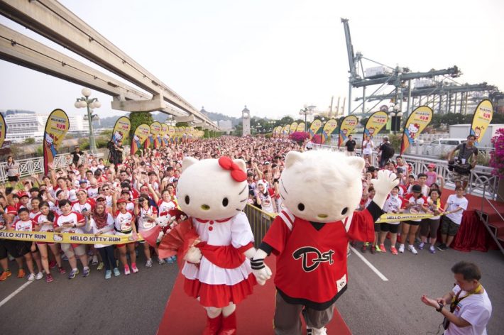 最萌跑步 Hello Kitty Run新加坡站粉红来袭-热点新加坡