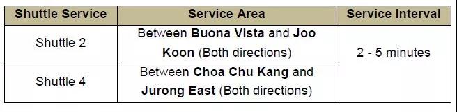 8至9月东西南北线地铁服务时间调整-热点新加坡