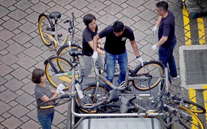 oBike已从公共场所移除约八成的旗下脚踏车-热点新加坡