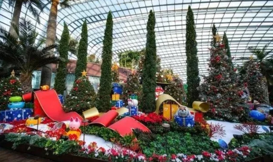 90周年庆典“迪士尼圣诞心愿”花卉展-热点新加坡