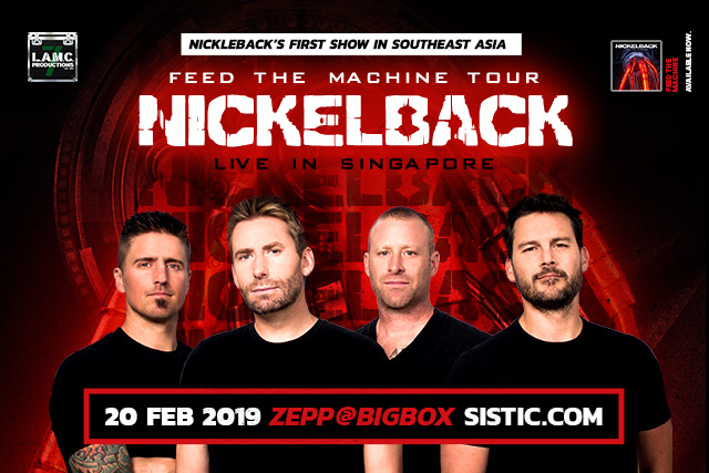 摇滚乐队Nickelback 新加坡演唱会之旅-热点新加坡
