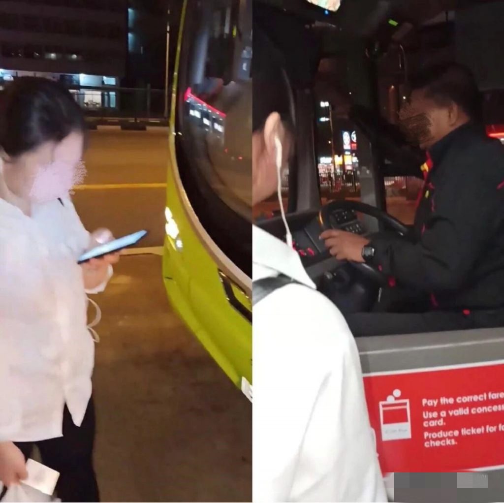 视频 | 女子人肉挡巴士 欲为何事？-热点新加坡