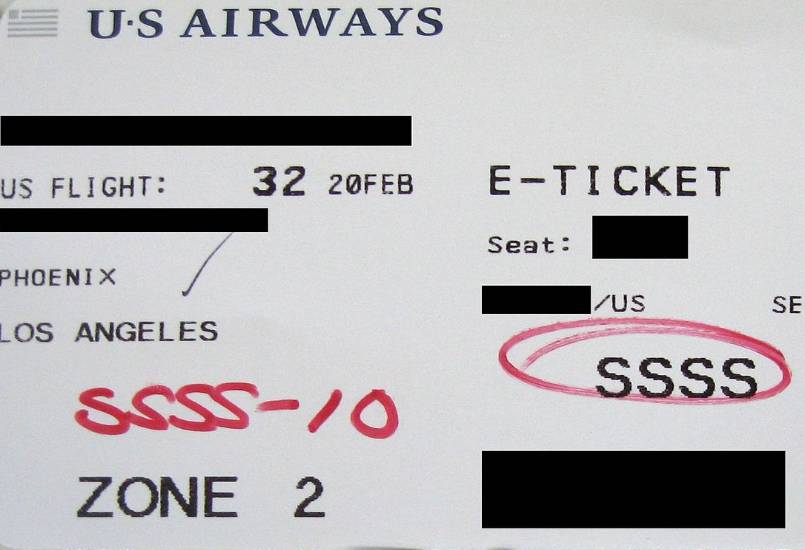 飞机出国时 你有经历过“SSSS”吗？-热点新加坡
