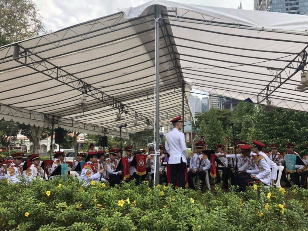 新加坡”全民防卫日” 千人纪念“抗日”-热点新加坡